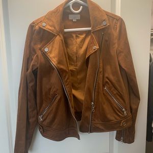 LOFT worn once Brown, suede utility jacket